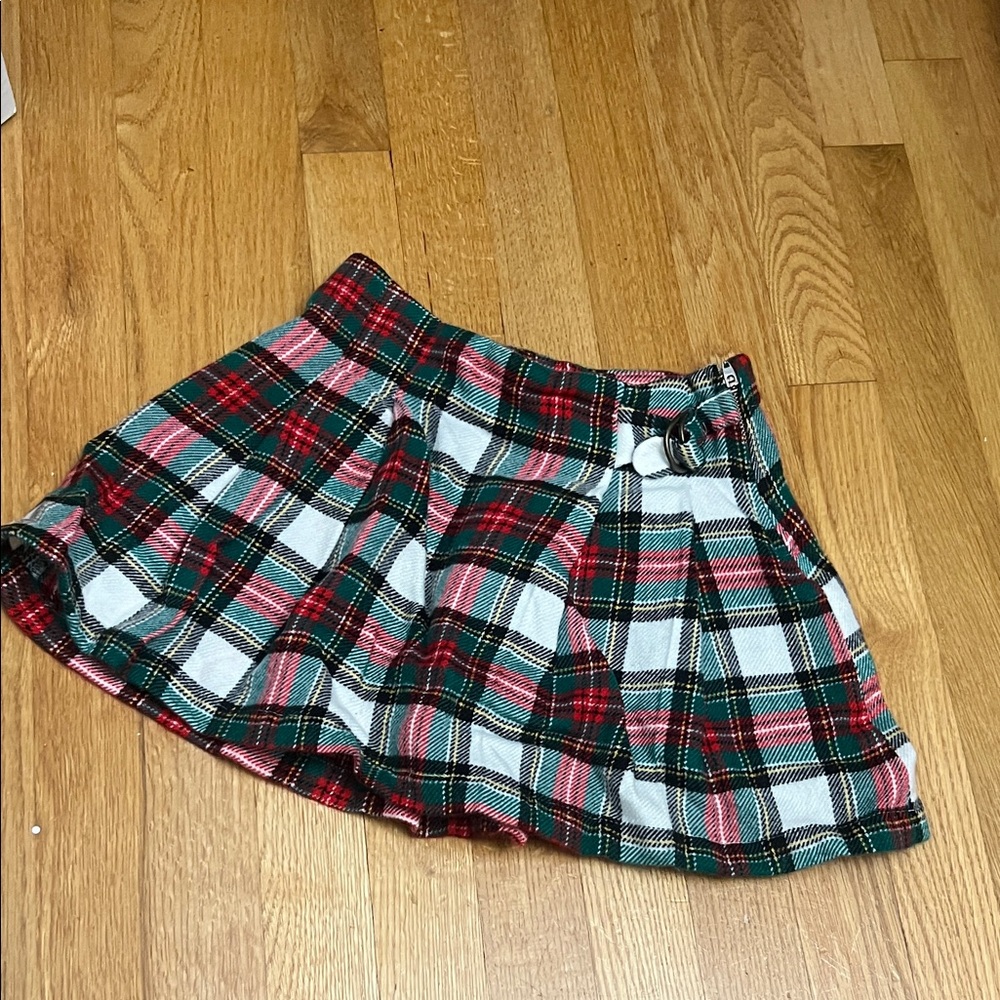 Carter's Red and Green Plaid Skirt